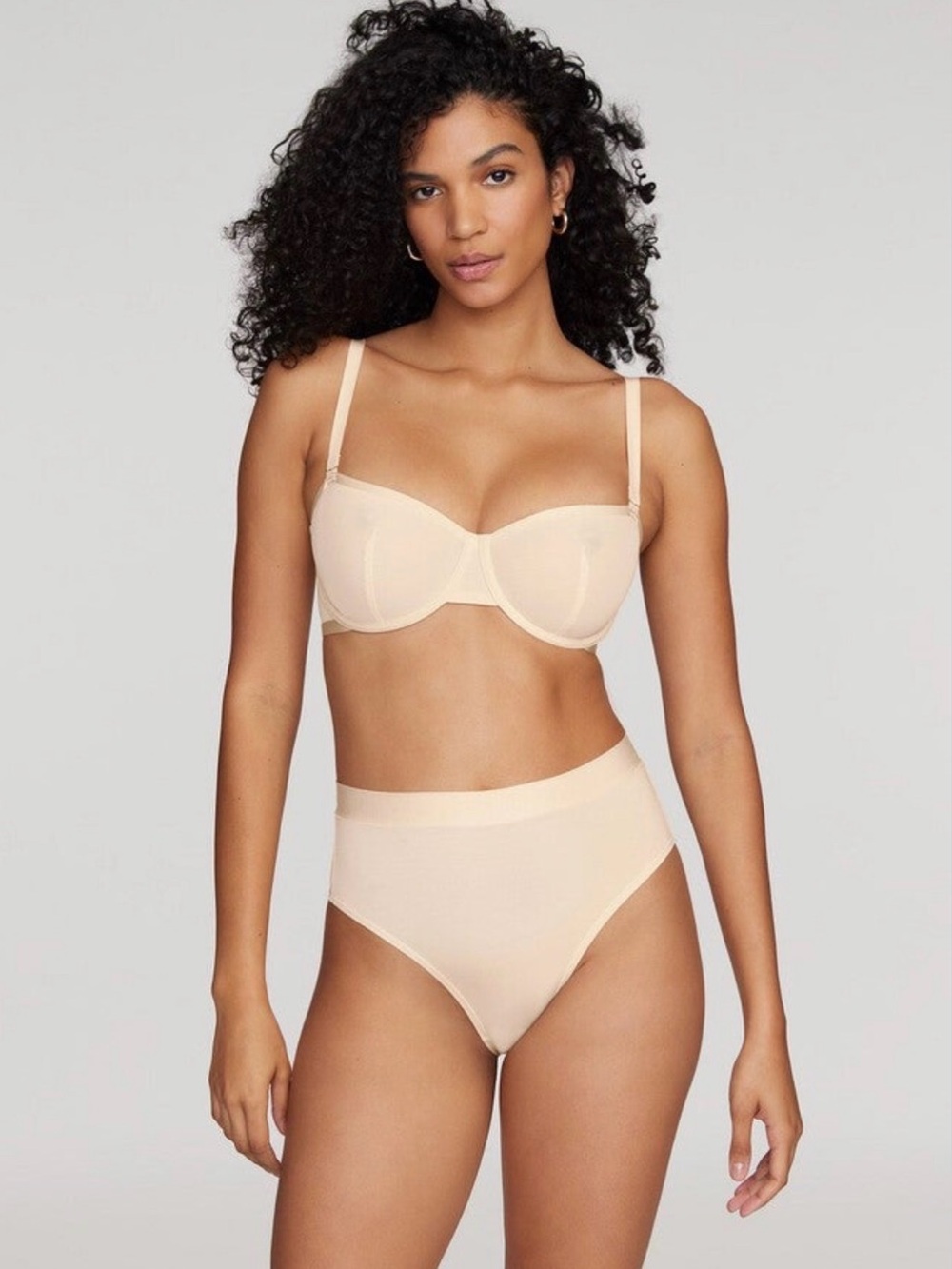 NWOT CUUP THE BALCONETTE - MESH in Pearl